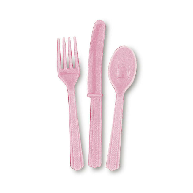 Lovely Pink Cutlery- 18 piece set
