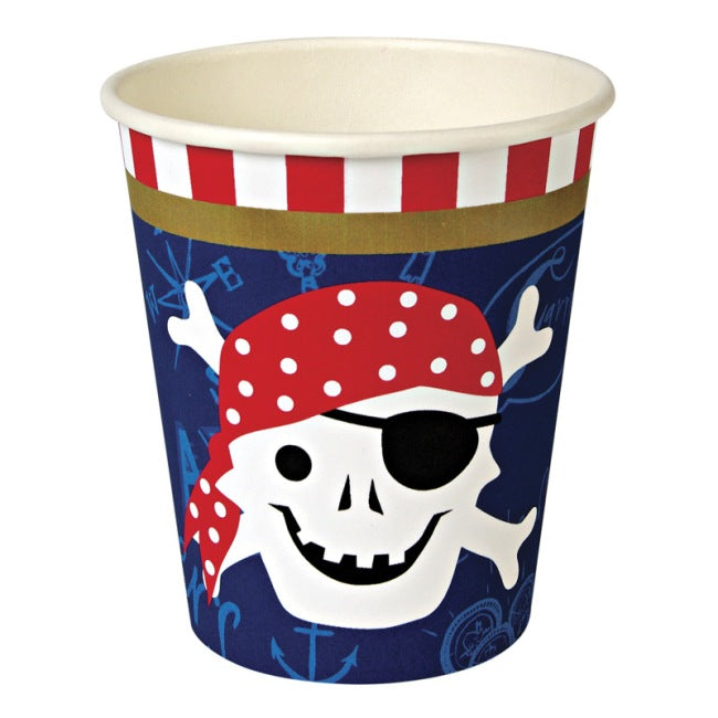 Ahoy There Pirate Cups - Pack of 12
