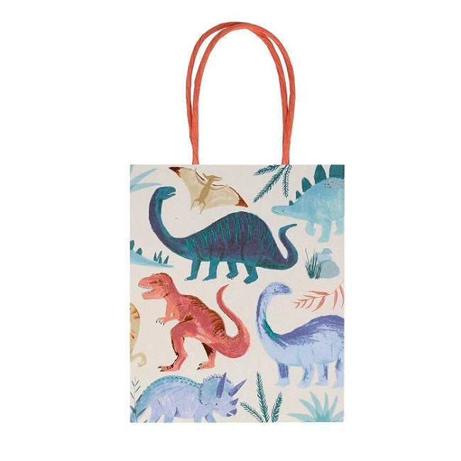 Dinosaur Kingdom Party Favor Bags - Pack of 8