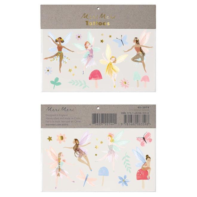 Fairy Large Temporary Tattoos - Pack of 2 sheets
