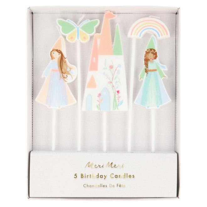 Princess Candles - Pack of 5