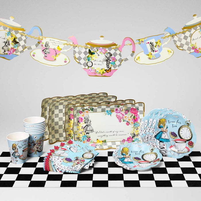 Alice In Wonderland Set - Party of 8