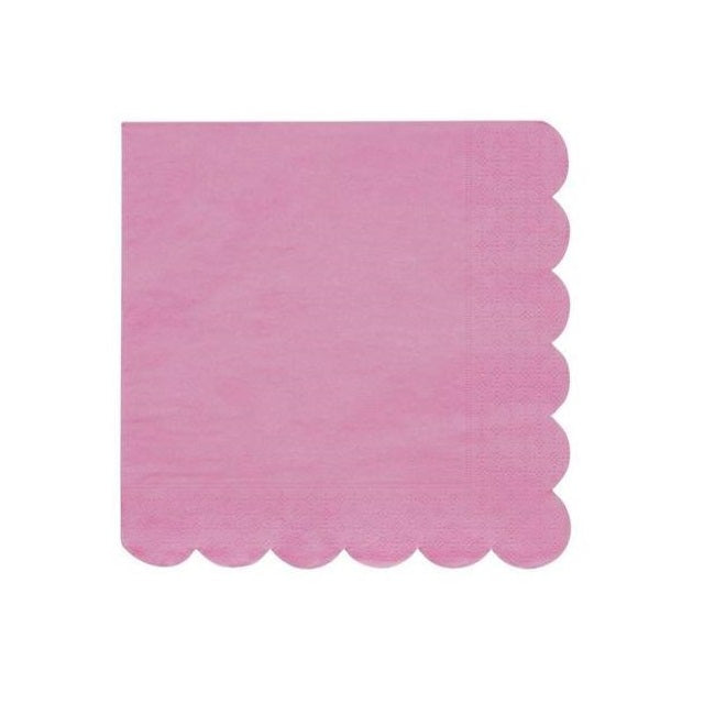 Coral Simply Eco Large Napkins - Pack of 20