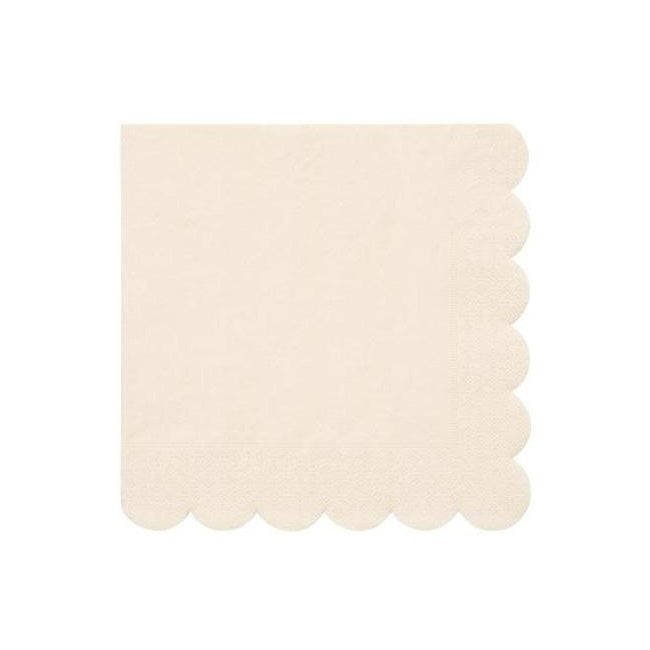 Cream Simply Eco Large Napkins - Pack of 20