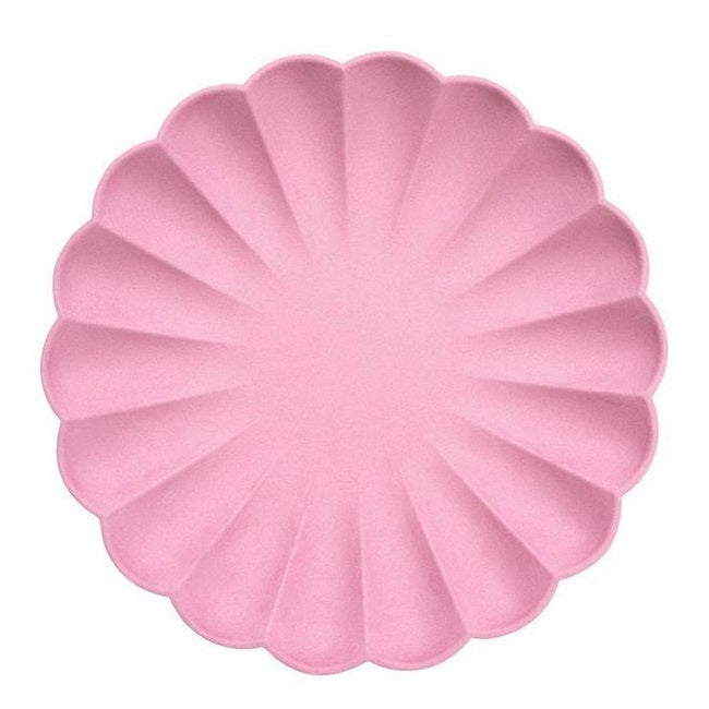 Deep Pink Simply Eco Large Plates - Pack of 8
